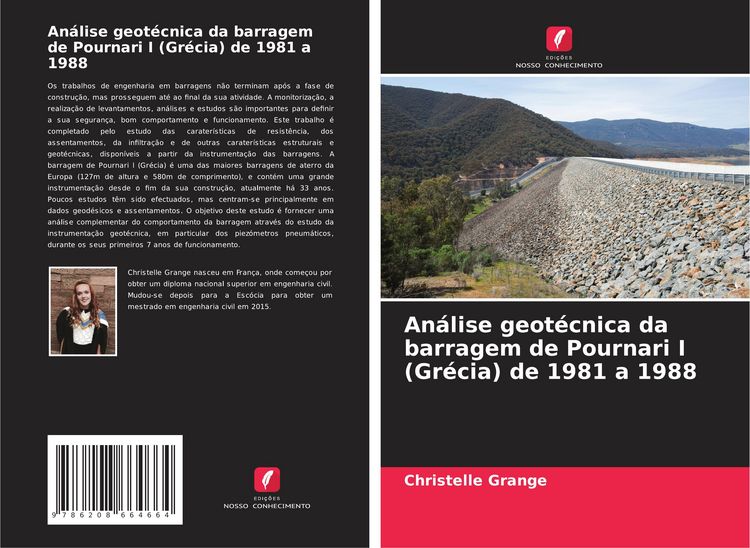 Produktbild: An&aacute;lise geot&eacute;cnica da barragem de Pournari I (Gr&eacute;cia) de 1981 a 1988