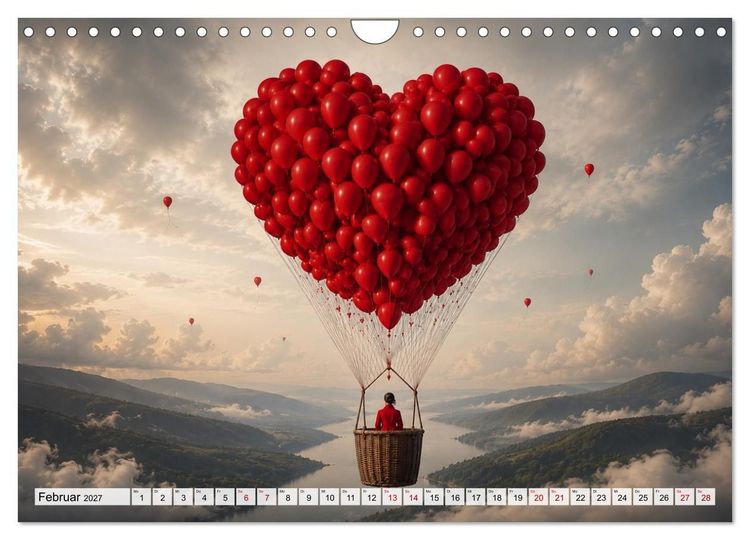 Produktbild: Fantastische Illusionen - Mystischer Kunstkalender (Wandkalender 2027 DIN A4 quer), CALVENDO Monatskalender