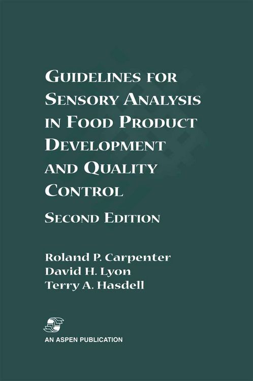 Produktbild: Guidelines for Sensory Analysis in Food Product Development and Quality Control