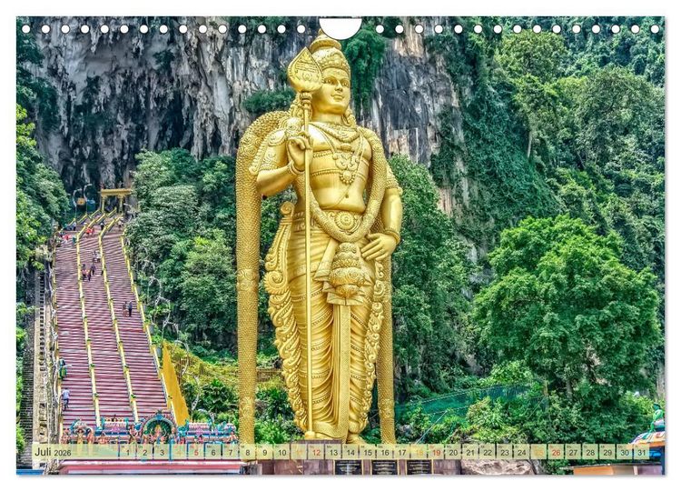 Produktbild: Reise durch Asien - Malaysia (Wandkalender 2026 DIN A4 quer), CALVENDO Monatskalender