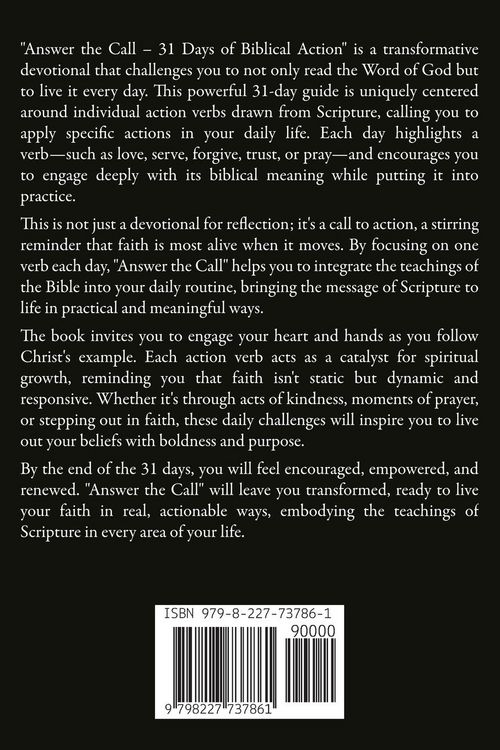 Produktbild: Answer The Call - 31 Days of Biblical Action