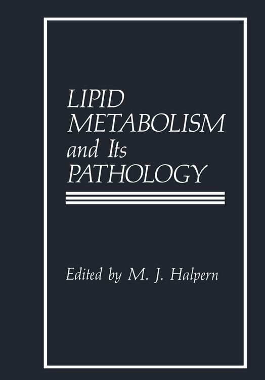 Produktbild: Lipid Metabolism and Its Pathology