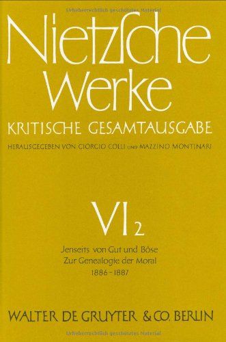 Produktbild: Jenseits von Gut und B&ouml;se. Zur Genealogie der Moral (1886 - 1887)