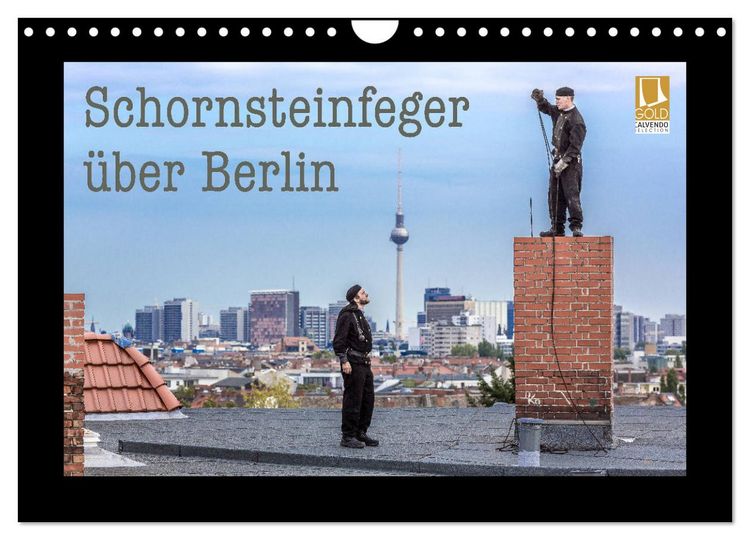 Produktbild: Schornsteinfeger &uuml;ber Berlin 2026 (Wandkalender 2026 DIN A4 quer), CALVENDO Monatskalender