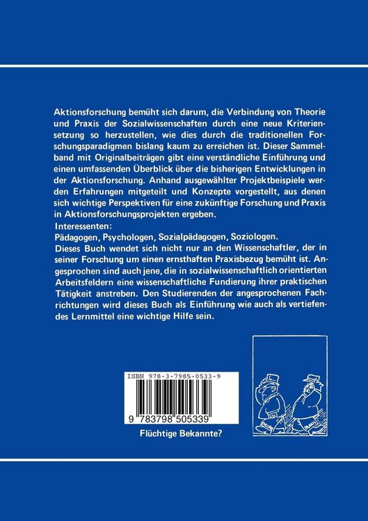 Produktbild: Aktionsforschung in Psychologie und P&auml;dagogik