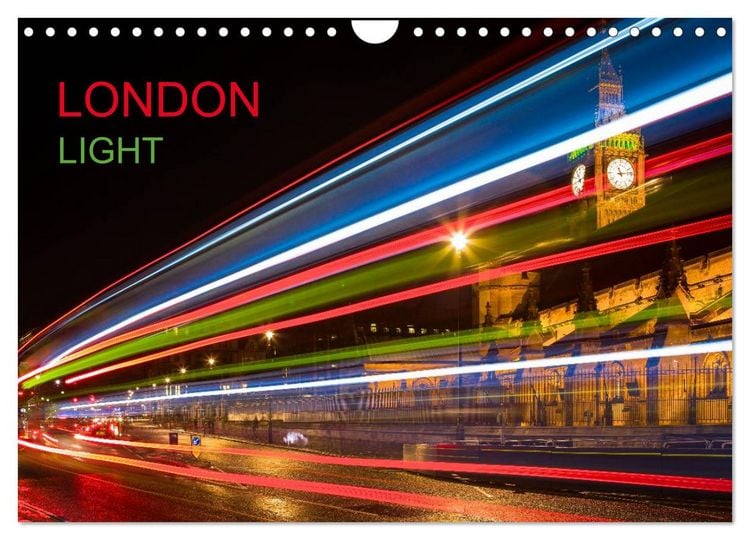 Produktbild: London Light (Wandkalender 2026 DIN A4 quer), CALVENDO Monatskalender
