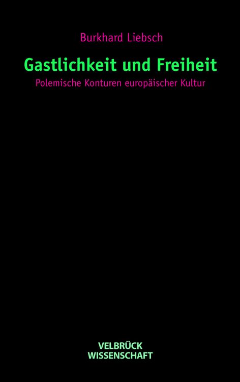 Produktbild: Gastlichkeit und Freiheit