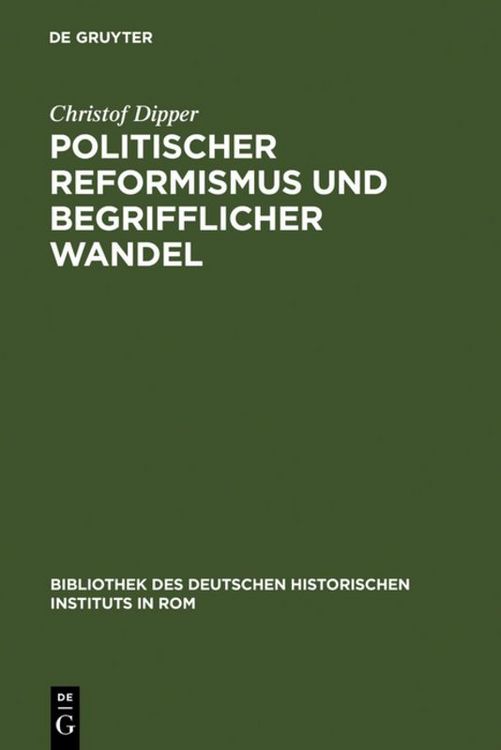 Produktbild: Politischer Reformismus und begrifflicher Wandel