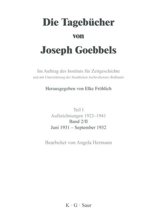 Produktbild: Juni 1931 - September 1932