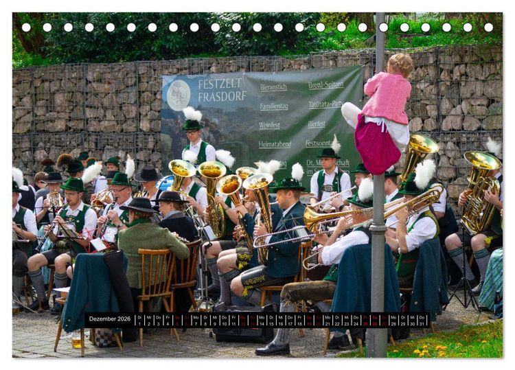 Produktbild: Maibaum aufstellen (Tischkalender 2026 DIN A5 quer), CALVENDO Monatskalender