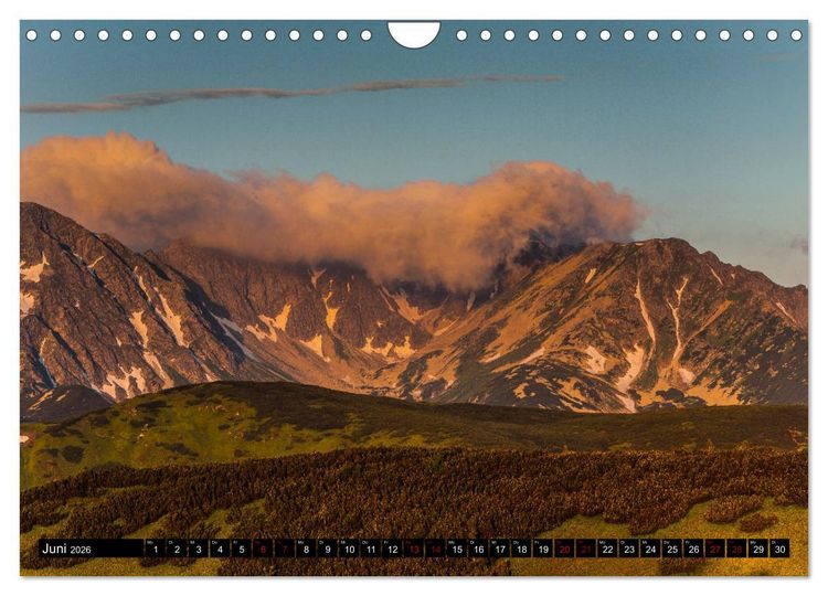 Produktbild: Berge. Polen (Wandkalender 2026 DIN A4 quer), CALVENDO Monatskalender