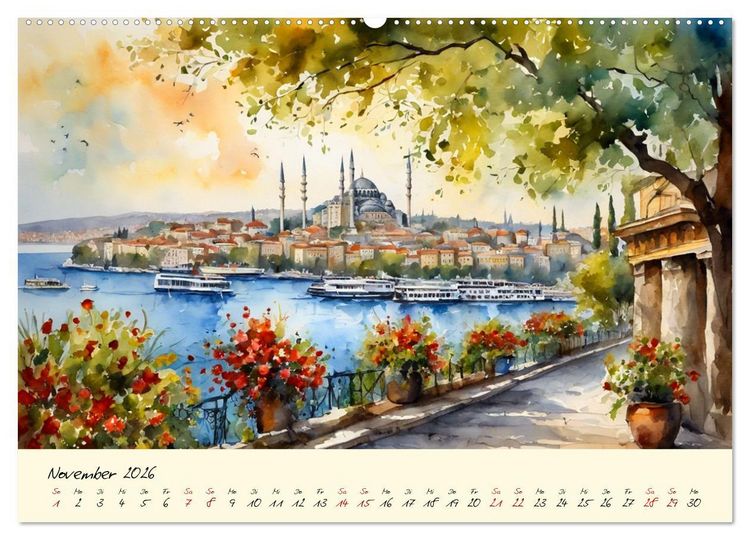 Produktbild: T&uuml;rkei - Land auf zwei Kontinenten (Wandkalender 2026 DIN A2 quer), CALVENDO Monatskalender