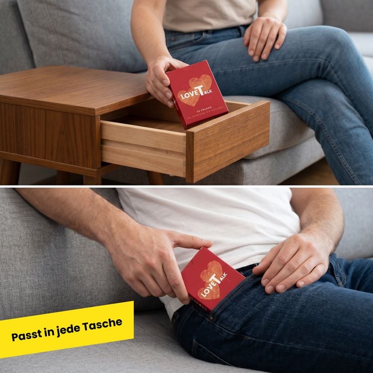 Produktbild: LoveTalk Gespr&auml;chsfragekarten (Pocket Size)
