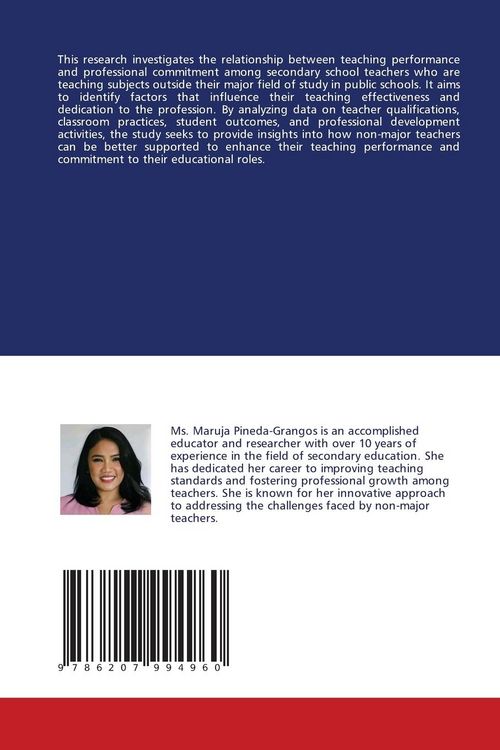 Produktbild: Teaching Performance of Non-Major Public Secondary School Teachers