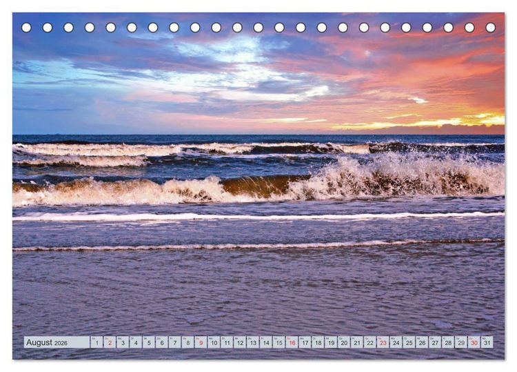 Produktbild: Langeoog - Natur Pur (Tischkalender 2026 DIN A5 quer), CALVENDO Monatskalender
