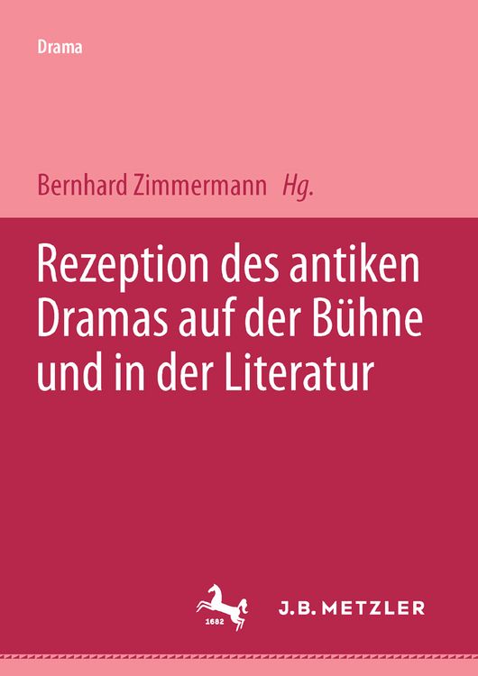 Produktbild: Rezeption des antiken Dramas auf der B&uuml;hne und in der Literatur