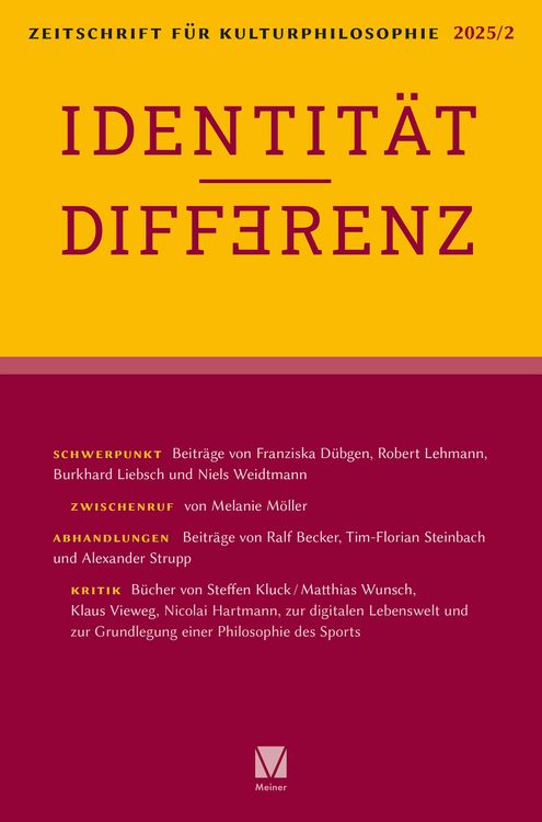Produktbild: Identit&auml;t/Differenz