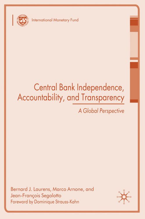 Produktbild: Central Bank Independence, Accountability, and Transparency