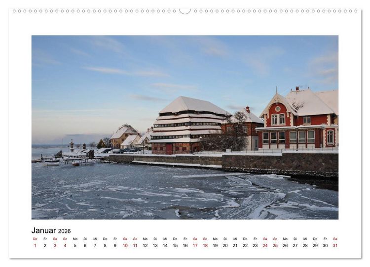 Produktbild: Neustadt in Holstein - Charmante Stadt am Meer (Wandkalender 2026 DIN A2 quer), CALVENDO Monatskalender