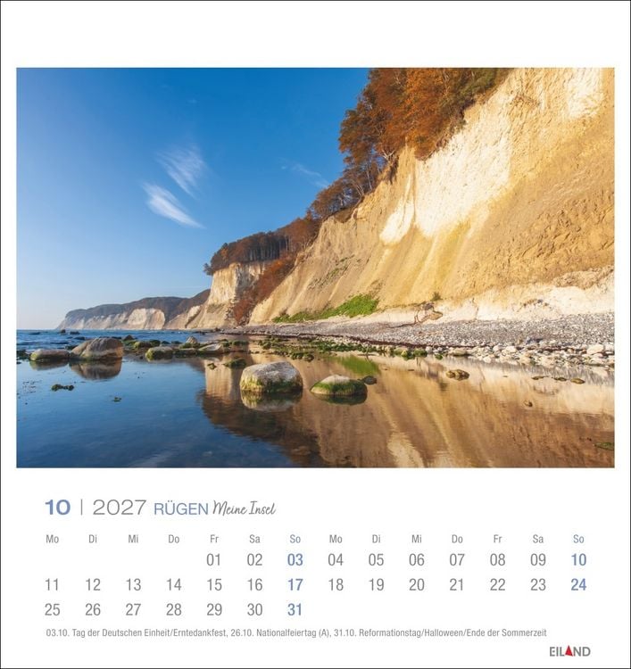 Produktbild: R&uuml;gen Postkartenkalender 2027 - Meine Insel