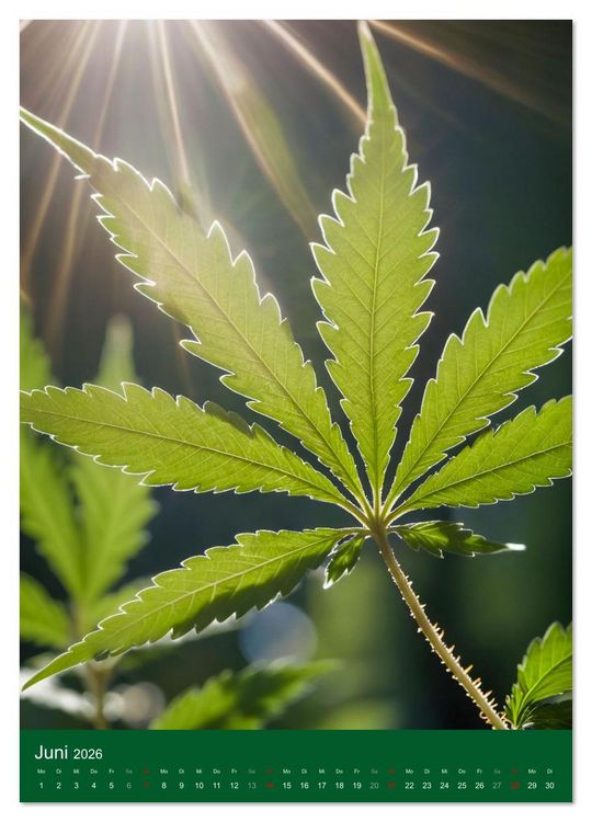 Produktbild: Grow your Year - Der Cannabis Kalender f&uuml;r Fans und Grower (Wandkalender 2026 DIN A3 hoch), CALVENDO Monatskalender