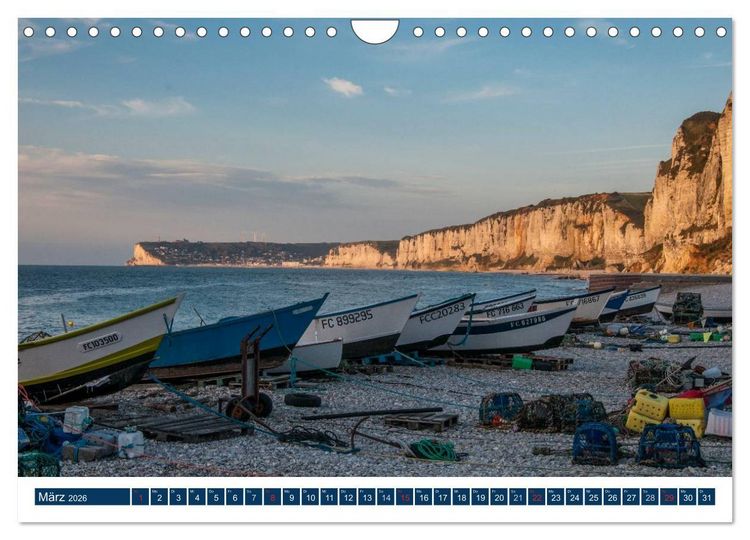 Produktbild: Normandie - raue K&uuml;sten, sanfte H&uuml;gel (Wandkalender 2026 DIN A4 quer), CALVENDO Monatskalender