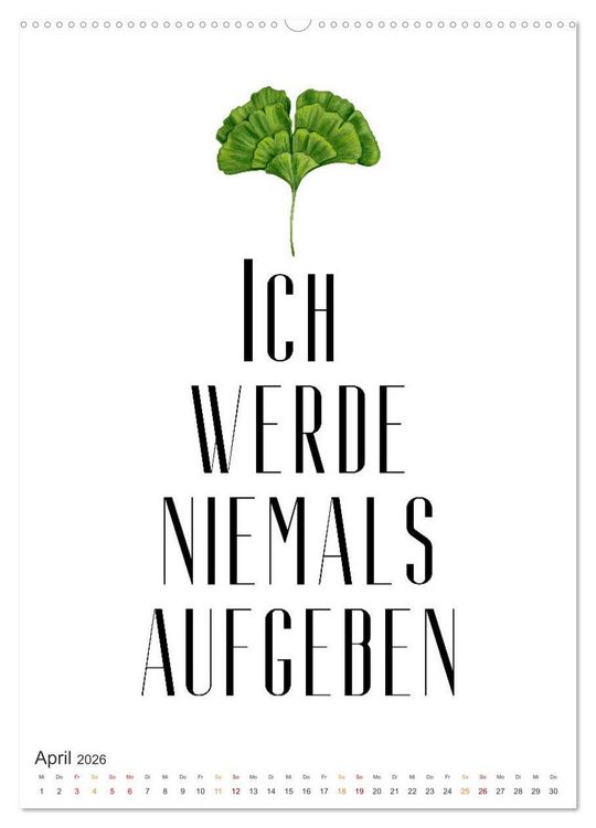 Produktbild: Motivation (hochwertiger Premium Wandkalender 2026 DIN A2 hoch), Kunstdruck in Hochglanz