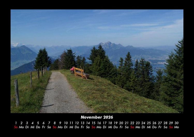 Produktbild: Wanderlust 2026 Fotokalender DIN A3