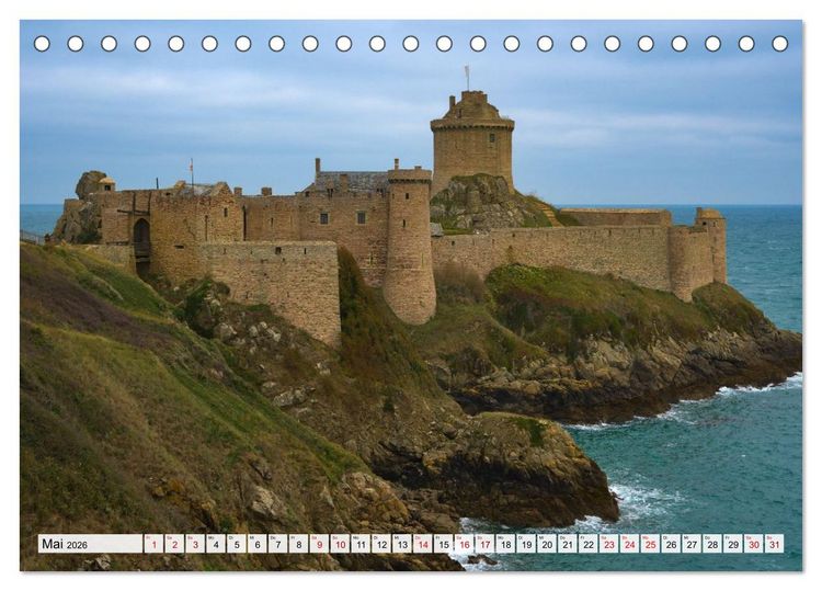 Produktbild: Begeisterung f&uuml;r die Bretagne (Tischkalender 2026 DIN A5 quer), CALVENDO Monatskalender