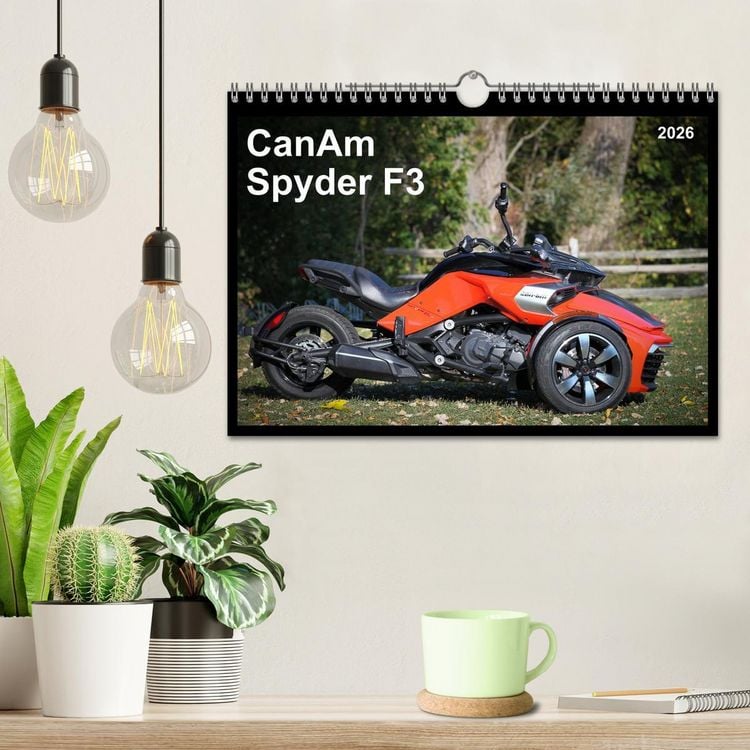 Produktbild: CanAm Spyder F3 (Wandkalender 2026 DIN A4 quer), CALVENDO Monatskalender
