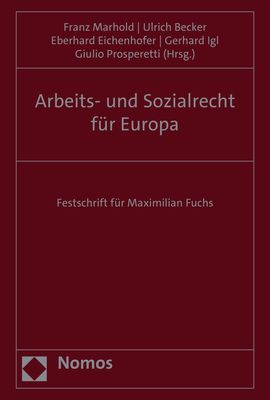 Produktbild: Arbeits- und Sozialrecht f&uuml;r Europa