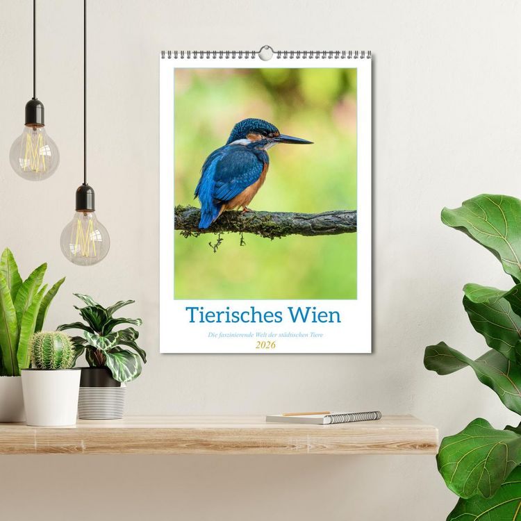 Produktbild: Tierisches Wien (Wandkalender 2026 DIN A3 hoch), CALVENDO Monatskalender