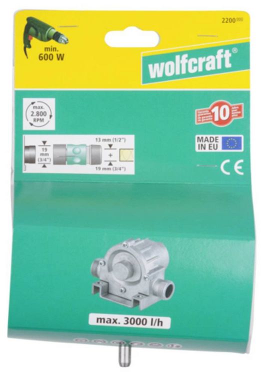 Produktbild: Wolfcraft 2200000 Bohrmaschinenpumpe 1St.