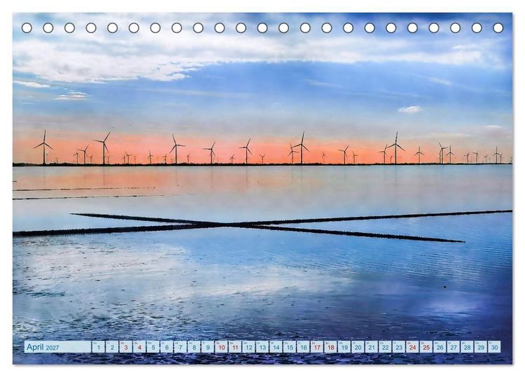 Produktbild: Insel-Licht. Sylt im Wechsel des Lichts (Tischkalender 2027 DIN A5 quer), CALVENDO Monatskalender
