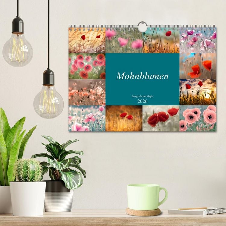 Produktbild: Mohnblumen - Fotografie mit Magie (Wandkalender 2026 DIN A4 quer), CALVENDO Monatskalender