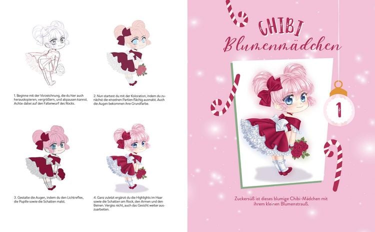 Produktbild: Mein Manga-Adventskalender-Buch: Magic Manga Christmas