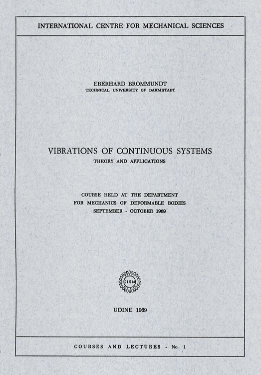 Produktbild: Vibrations of Continuous Systems