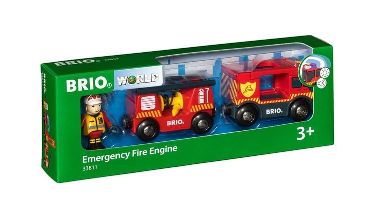 Produktbild: BRIO World - Feuerwehr-Leiterfahrzeug mit Licht & Sound