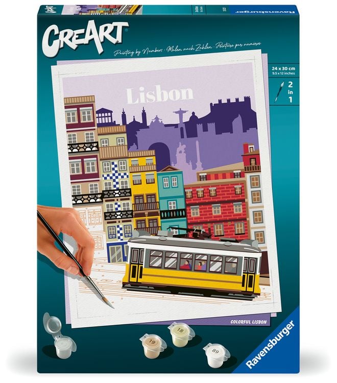 Produktbild: CreArt Adults Trend - Farbenfrohes Lissabon