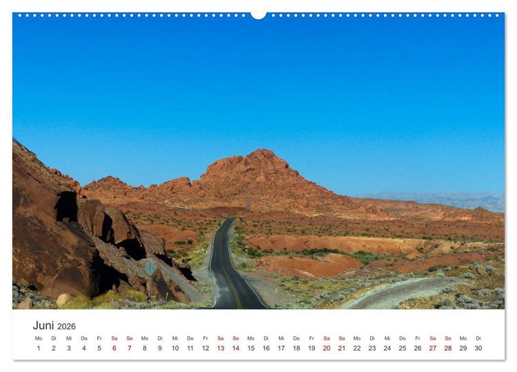 Produktbild: Nevada - Mehr als nur Las Vegas (hochwertiger Premium Wandkalender 2026 DIN A2 quer), Kunstdruck in Hochglanz