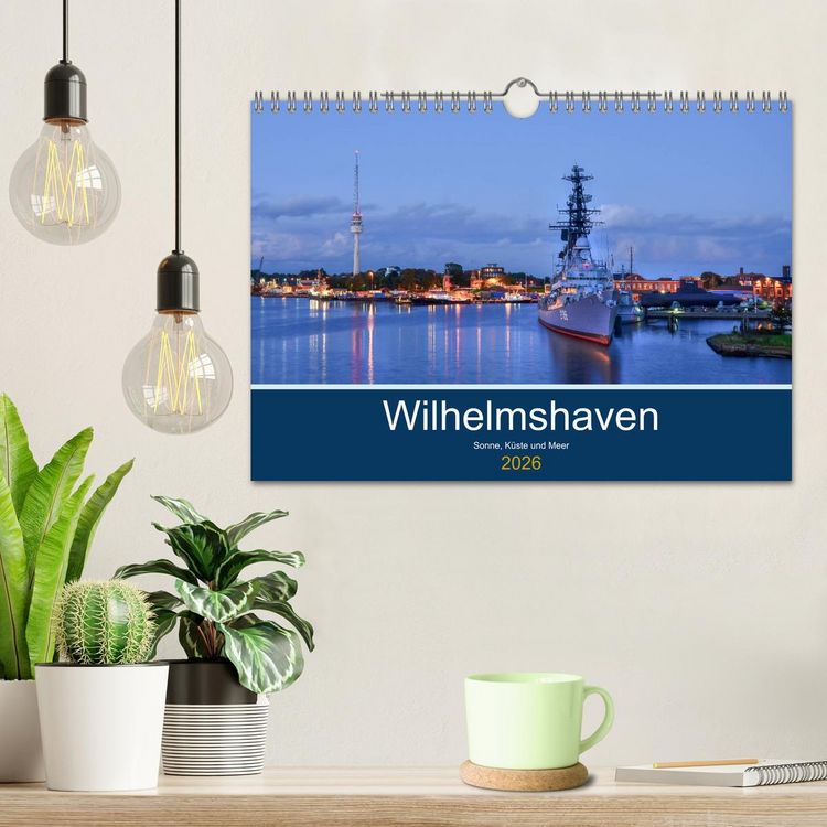Produktbild: Wilhelmshaven - Sonne, K&uuml;ste und Meer (Wandkalender 2026 DIN A4 quer), CALVENDO Monatskalender