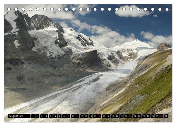 Produktbild: DIE ALPEN - Weitblicke (Tischkalender 2026 DIN A5 quer), CALVENDO Monatskalender