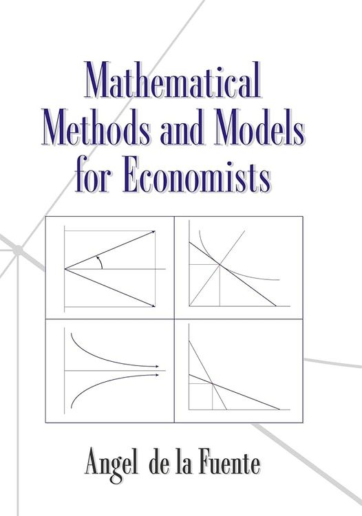 Produktbild: Mathematical Methods and Models for Economists