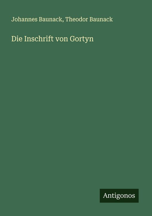 Produktbild: Die Inschrift von Gortyn