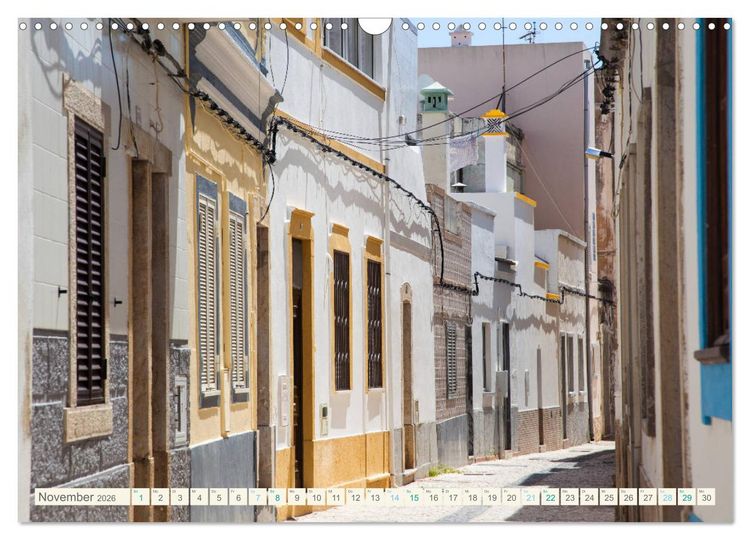 Produktbild: Algarve real - Impressionen aus Olh&atilde;o und Tavira (Wandkalender 2026 DIN A3 quer), CALVENDO Monatskalender