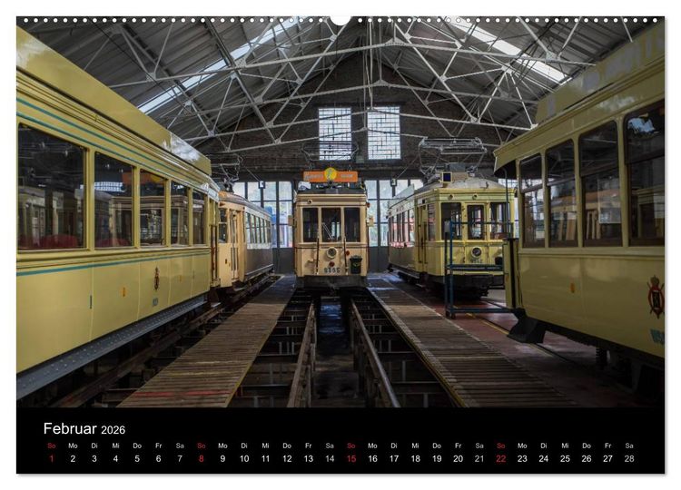 Produktbild: Kusttram Belgien (Wandkalender 2026 DIN A2 quer), CALVENDO Monatskalender