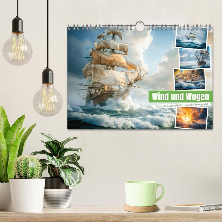 Produktbild: Wind und Wogen (Wandkalender 2026 DIN A4 quer), CALVENDO Monatskalender