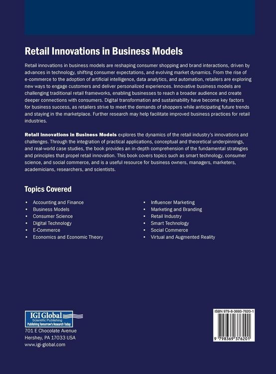 Produktbild: Retail Innovations in Business Models