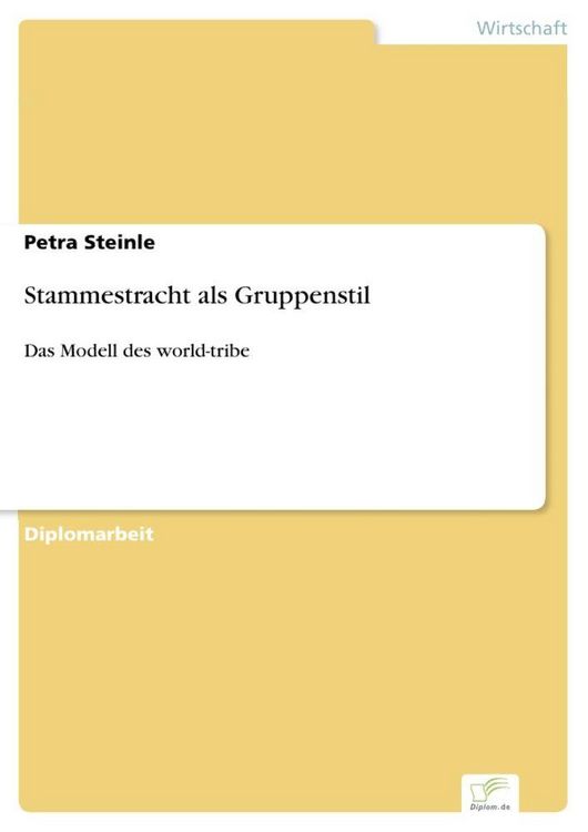 Produktbild: Stammestracht als Gruppenstil