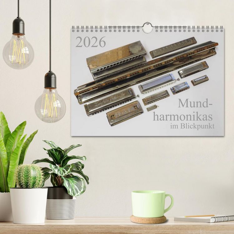 Produktbild: Mundharmonikas im Blickpunkt (Wandkalender 2026 DIN A4 quer), CALVENDO Monatskalender